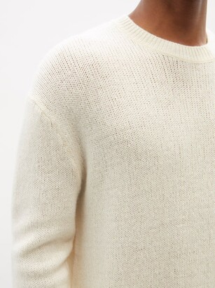 The Row Stefan Crew-neck Cashmere Sweater - Cream