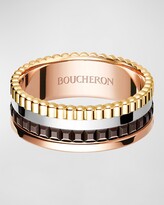 Thumbnail for your product : Boucheron Classic Quatre Four-Color Gold Small Band Ring, EU 52 / US 6