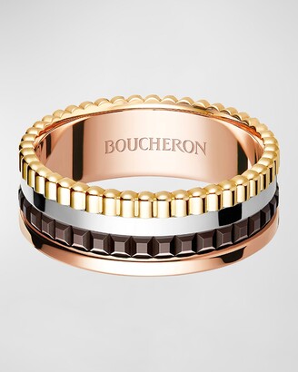 Boucheron Classic Quatre Four-Color Gold Small Band Ring, EU 52 / US 6