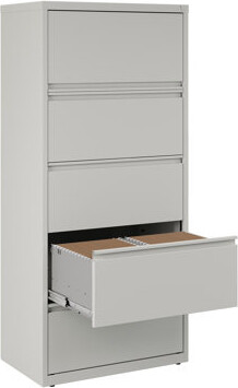 CommClad 5-Drawer Lateral Filing Cabinet