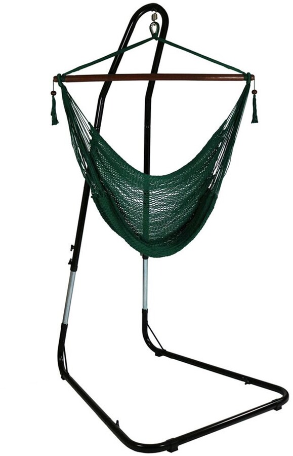 Sunnydaze Caribbean ExtraLarge Hanging Hammock Chair W/ Adjustable