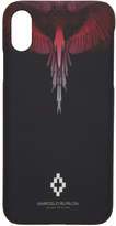 Thumbnail for your product : Marcelo Burlon County of Milan Black and Pink Wings iPhone X Case