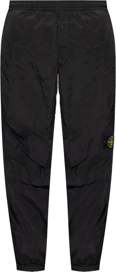 Stone Island Logo-Patch Elasticated-Waist Track Pants