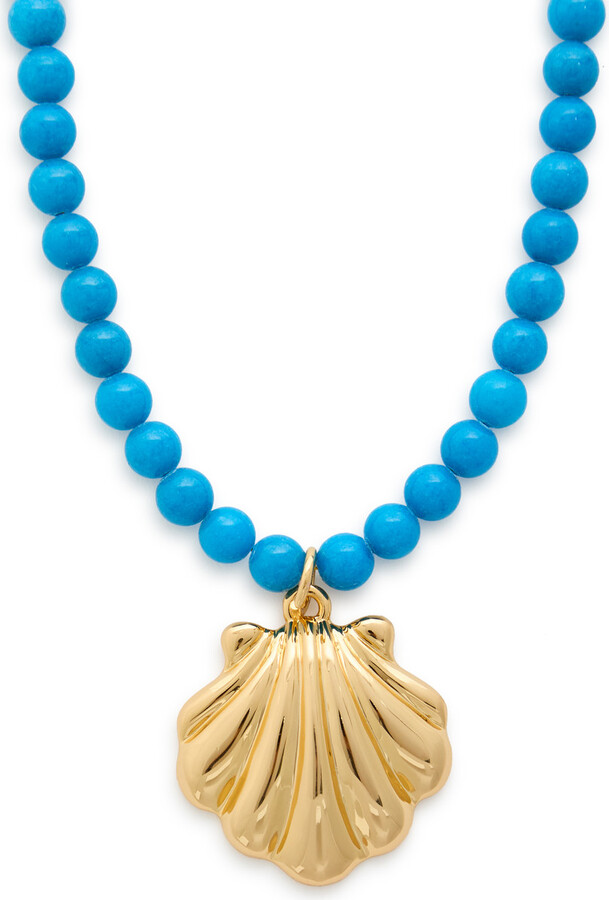 Timeless Pearly Beaded 24kt Gold-plated Necklace