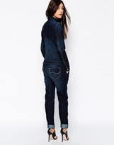 Thumbnail for your product : Lee Dark Aged Denim Overalls