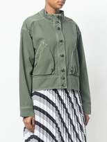 Thumbnail for your product : Valentino army denim bomber jacket