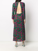 Thumbnail for your product : Rixo Floral Print Cut-Out Detail Dress