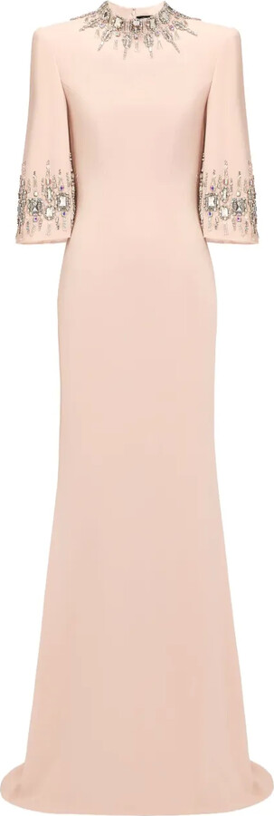 Jenny Packham Llana embellished maxi dress