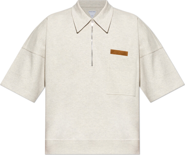 Bottega Veneta Polo With Pocket  - Cream