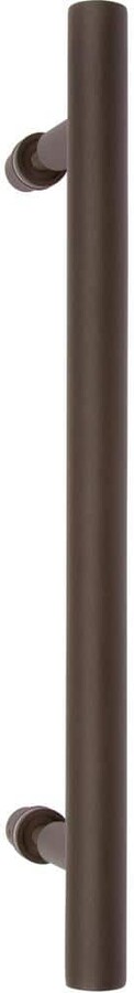 Delaney Hardware 15-3/4 in. Bronze Barn Door Hardware Round Pull Handle