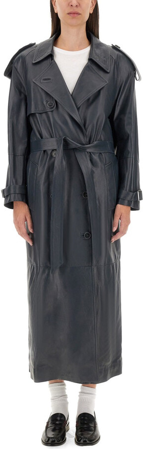 Leather Trench Coat