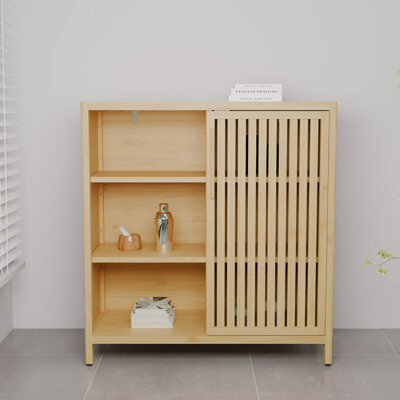 Freestanding Floor Accent Bathroom Storage Cabinet