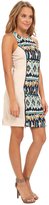 Thumbnail for your product : Kas Anemy Print Dress w/ Knit Sides