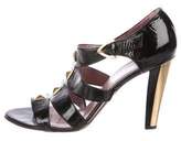 Thumbnail for your product : Jean-Michel Cazabat Embellished Patent Sandals