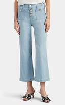 Thumbnail for your product : J Brand Women's Joan High-Rise Wide-Leg Crop Jeans - Blue