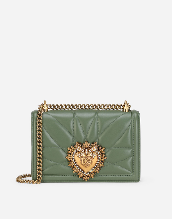 Dolce & Gabbana Medium Devotion crossbody bag in quilted nappa leather