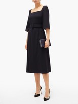 Thumbnail for your product : Goat Jubilee Wool-crepe Dress - Navy