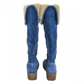 Thumbnail for your product : MICHAEL Michael Kors Blue Suede Boots