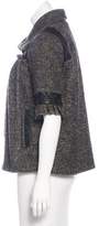 Thumbnail for your product : Mayle Wool-Blend Tweed Jacket Beige Wool-Blend Tweed Jacket