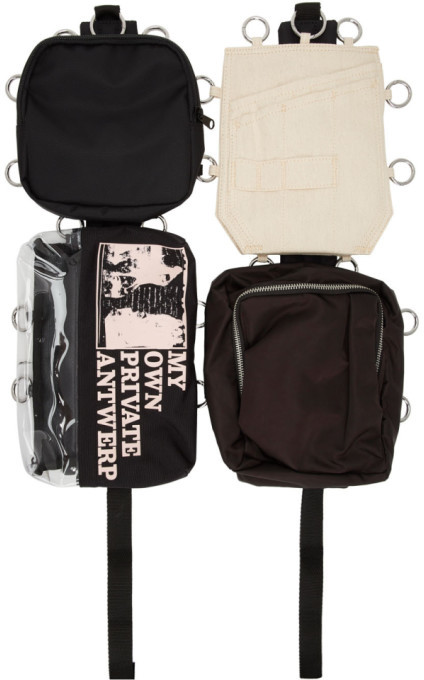 raf simons black eastpak edition backpack