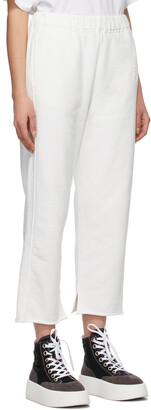 MM6 MAISON MARGIELA White Crop Lounge Pants