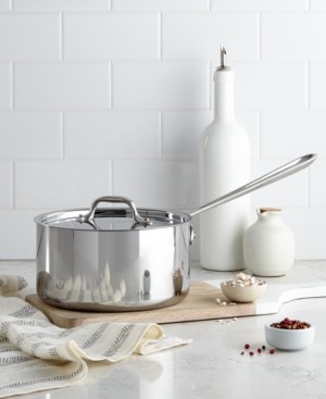 All-Clad Stainless Steel 3.5 Qt. Covered Saucepan