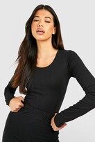 Thumbnail for your product : boohoo Tall Long Sleeve Basic Bodysuit