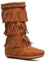 Thumbnail for your product : Minnetonka Kids's 3-Layer Zip-up Boots in Brown