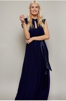 Thumbnail for your product : Little Mistress Bridesmaid Ruffle Sleeve Maxi Dress