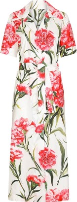 Floral-Print Shirt Dress