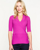 Thumbnail for your product : Le Château Viscose Blend Wrap Sweater