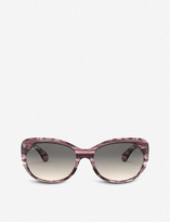 Thumbnail for your product : Ray-Ban RB4325 plastic bufferfly-frame sunglasses
