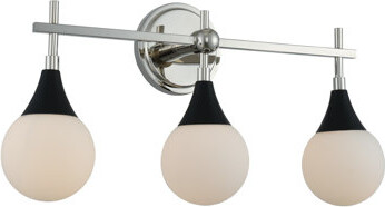 Kalco 3 Light Mid-Century Modern Vanity