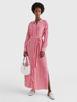 Thumbnail for your product : Tommy Hilfiger Stripe Viscose Shirt Dress