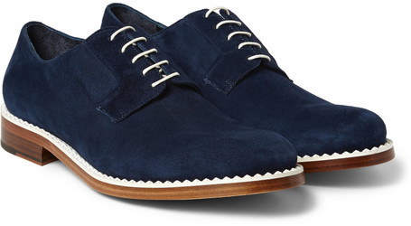Jimmy Choo Alaric Suede Derby Shoes - ShopStyle