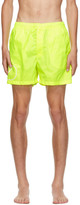 Thumbnail for your product : Valentino Yellow VLogo Swim Shorts