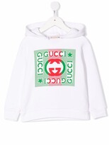 Thumbnail for your product : Gucci Children Logo-Print Long-Sleeve Hoodie