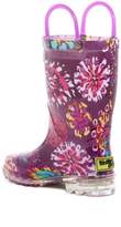 Thumbnail for your product : Western Chief Light-Up Floral Waterproof Rain Boot (Toddler & Little Kid)