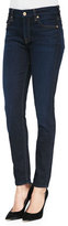 Thumbnail for your product : 7 For All Mankind Mid-Rise Dark Skinny Jeans