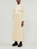 Thumbnail for your product : The Row Smith gathered silk-crepe midi dress