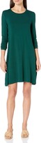 Thumbnail for your product : Amazon Essentials Women's Long-Sleeve Crewneck Swing Dress