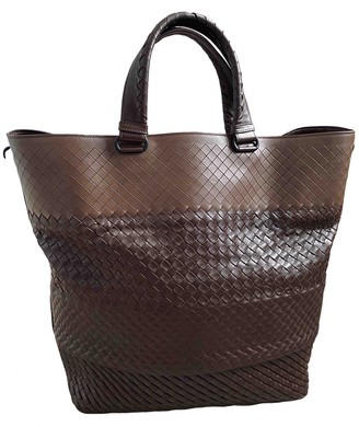 Bottega Veneta Cabat Brown Leather Handbags