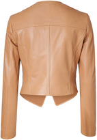 Thumbnail for your product : Michael Kors Leather Wrap Front Jacket