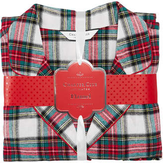 Charter Club Petite Printed Cotton Flannel Pajama Set, Created for Macy's