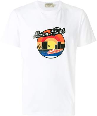 MAISON KITSUNÉ designer printed T-shirt