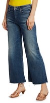 Thumbnail for your product : Mother The Roller Mid-Rise Ankle Flare Fray Hem Jeans