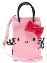 Thumbnail for your product : Balenciaga Hello Kitty Shopping Phone Holder Leather Bag - Pink Multi
