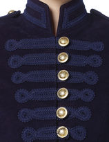 Thumbnail for your product : Pinky Laing Navy Velvet Military Jacket