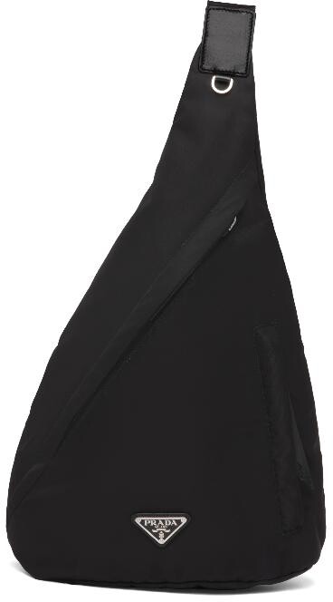 backpack with triangle logo