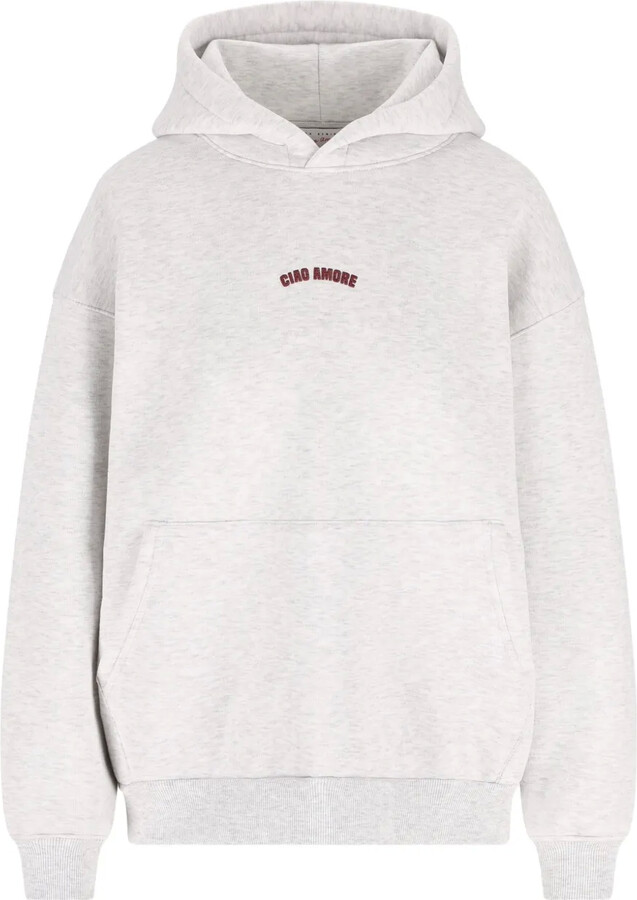 Giada Benincasa Ciao Amore embroidered hoodie